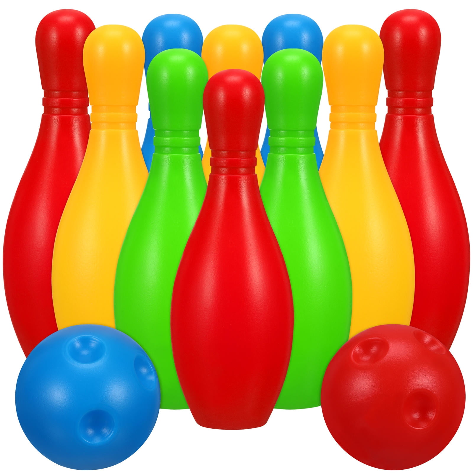 Bagima Bowling Set Enfant – 10 Quilles + Boule – Jeu Éducatif Intérieur/Extérieur, Développe Coordination Et Motricité – Dès 3 Ans