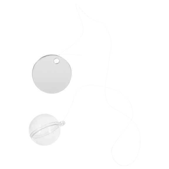 Nicehomfit Decorative Betta Mirror Transparent Acrylic Plastic Aquarium Decor