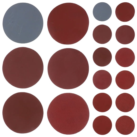 Nicehomfit 100Pcs High Density Flocking Sandpaper Discs Self Stick for Woodworking and Auto Repair