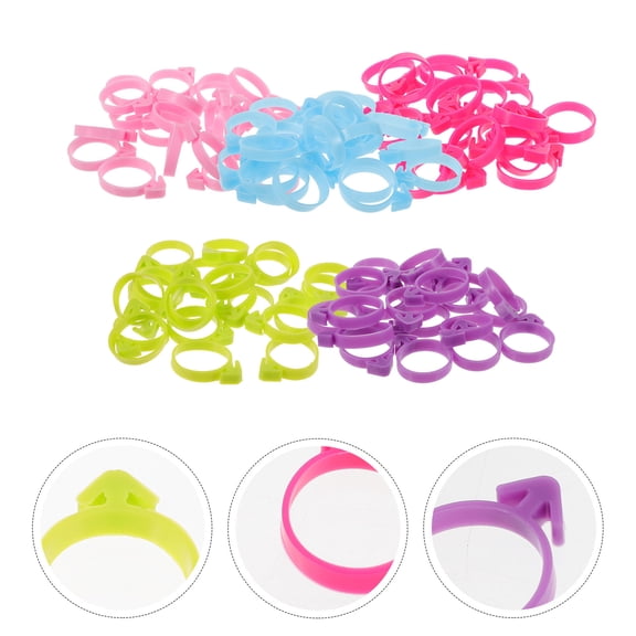 Nicehomfit 100Pcs Reusable Cake Icing Bag Clips for Secure Sealing and Baking Use
