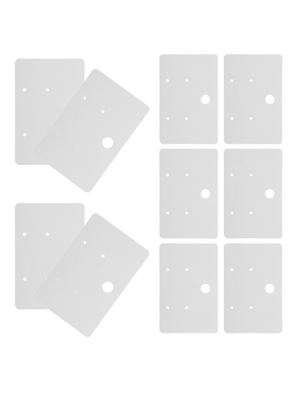 White Paper Earring Packaging Cards Blank Design Jewelry Display 100 Pieces
