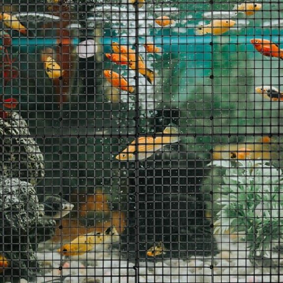 Nicehomfit Plastic Aquarium Divider Black Fish Tank Separator for Easy Installation and Removal