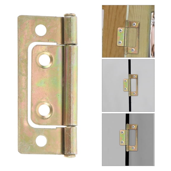 Nicehomfit 10Pcs Folding Photo Frame Hinges Metal Replacement for Cabinet Use with Wear Resistant Finish