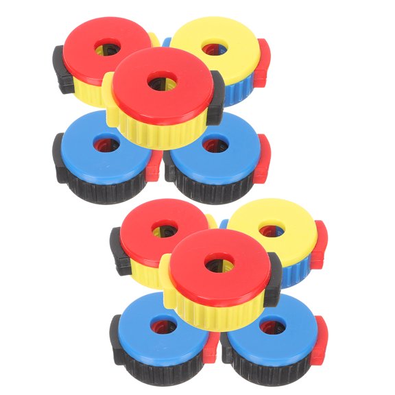Nicehomfit 10Pcs Percussion Drum Quick Release Plastic Cymbal Nut Replacement Kit for Drum Accessories