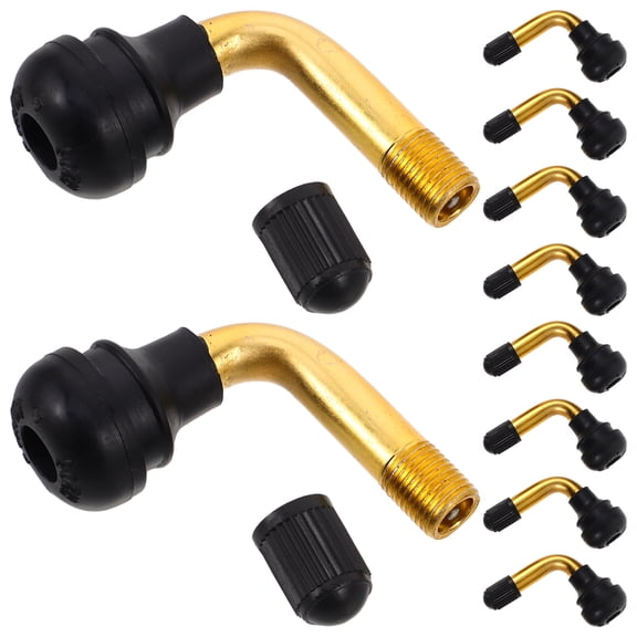 Nicehomfit 10Pcs Tire Valves Extension Adapter Stem for Passenger Cars Trailers Motorcycles Trucks