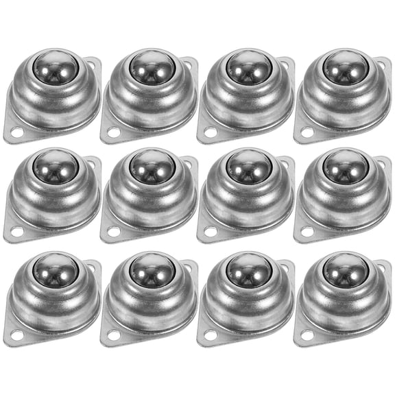 Nicehomfit 12Pcs Small Appliance Wheels Plated Silver with Strong Load Capacity and 360 Degree Rotation