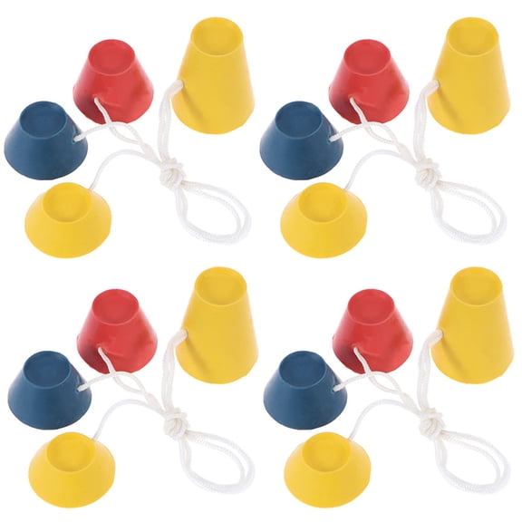 Nicehomfit 16Pcs Outdoor Golf Rubber Tees Practice Tees Golf Orange Winter Practice