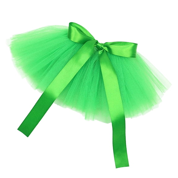 Nicehomfit 1Pack St. Patrick's Day Dress Dog Skirt Green Gauze Pet Supplies