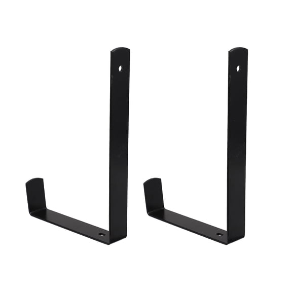 Nicehomfit 1Pair Stylish Iron Flowerpot Rack for Balcony and Garden Hanging