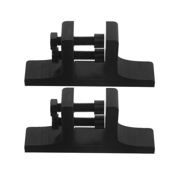 Nicehomfit 1Pair Stable Black Mirror Support Stand for Home Photo Frame and Certificates