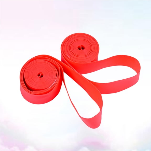 Nicehomfit 1Pc Bike Tire Protector in Red PVC Rim Tape 26 for Puncture Proof Cushion and Toughness