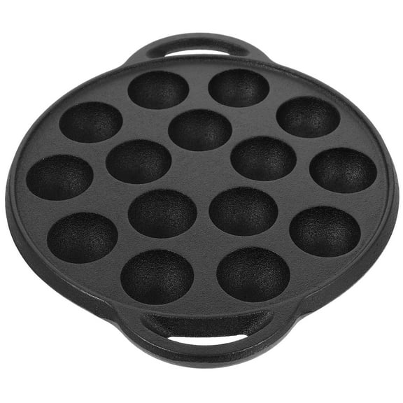 Nicehomfit 1Pc Black Thickened Iron Frying Pan Household Kitchen Cookware Multipurpose