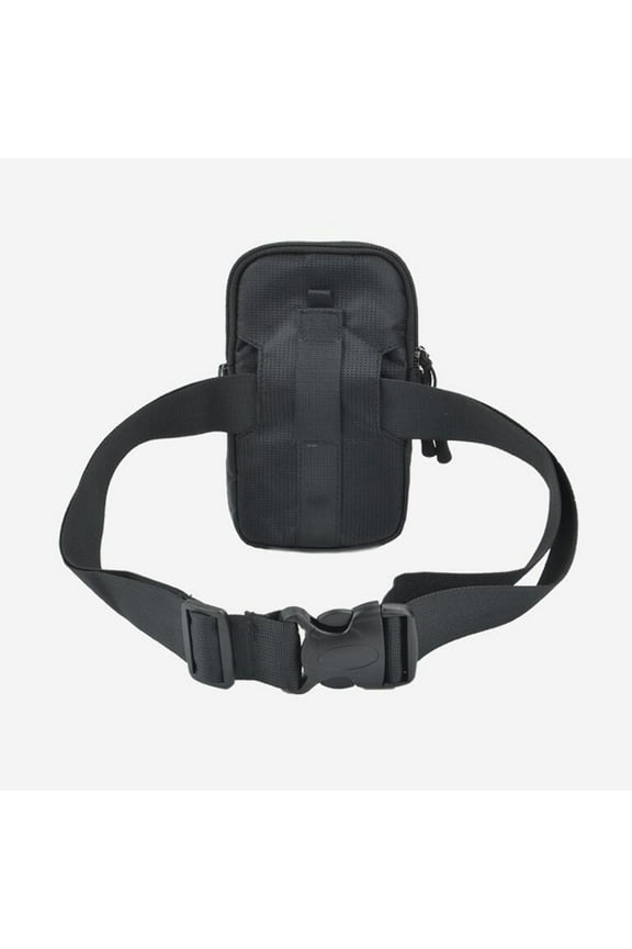 1Pc Black Training Belt for Men with Adjustable Plastic Buckle and Quick-Dry Breathable Nylon