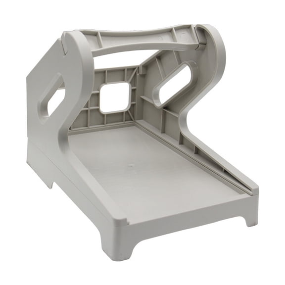 Nicehomfit 1Pc Dual Use Label Holder Plastic Label Box for Organizer Storage with Desktop Printers Light Grey