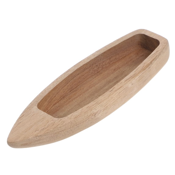 Nicehomfit Fishing Boat Model Wooden Boat Decor As Shown Household Ornament 1Pack