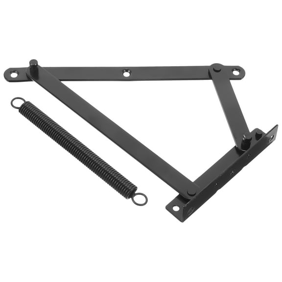 Nicehomfit 1Set Black Foldable Sofa Spring Hinge Stainless Steel Triangular Sofa Lifting Bracket