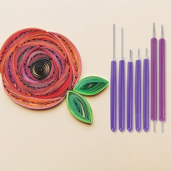Nicehomfit 1Set Comfortable Paper Rolling Pen with Wide Slot for Quilling and Bead Craft Projects