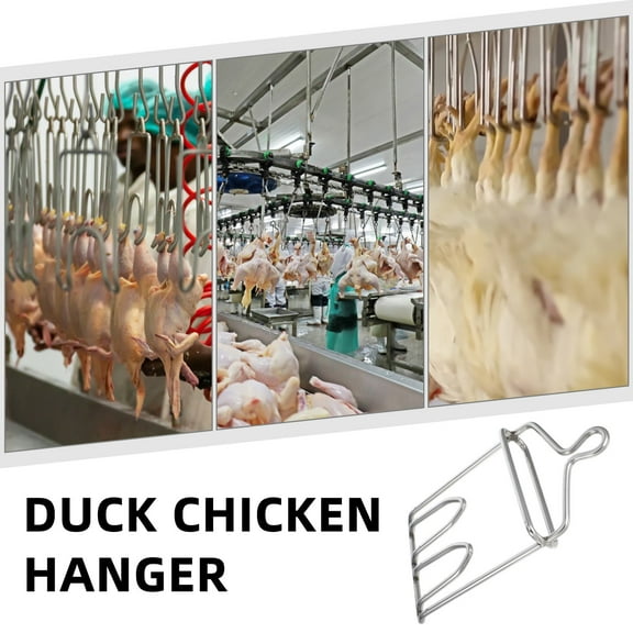 Nicehomfit 1Pack Stainless Steel Chicken Hook Poultry Slaughtering Equipment for Grocery Stores
