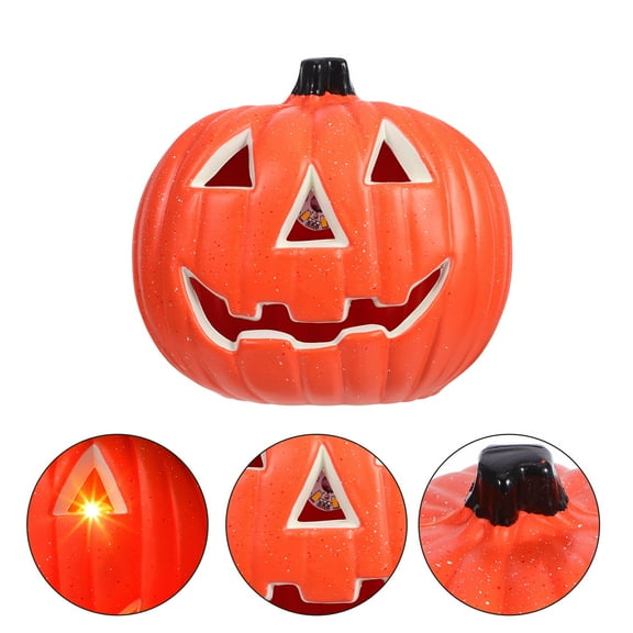Nicehomfit Jackolantern Pumpkin Orange Plastic Decoration 1Pack