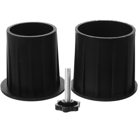 Nicehomfit 1Set Reliable Patio Umbrella Base Replacement Stand Hole Caps Made with Durable Rubber and Iron Materials