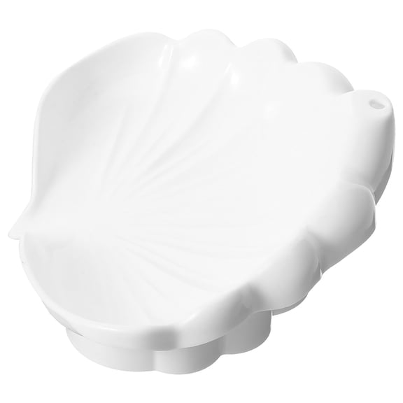 Nicehomfit White Seashell Soap Tray Versatile Bathroom Storage for Soap and Accessories