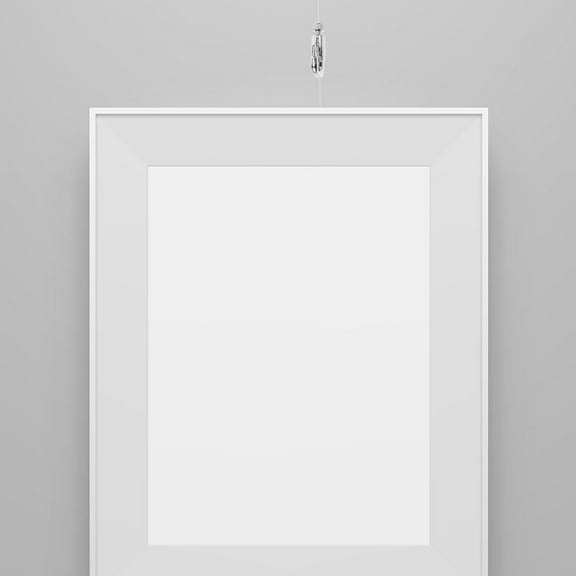 Nicehomfit 2 Sets Adjustable Picture Hanging Wire Stainless Steel Picture Frame for Gallery Use