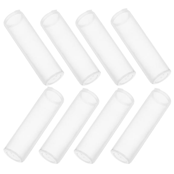 Nicehomfit 20pcs Plastic Quarter Coin Storage Tube with Lid, Pp Organizer