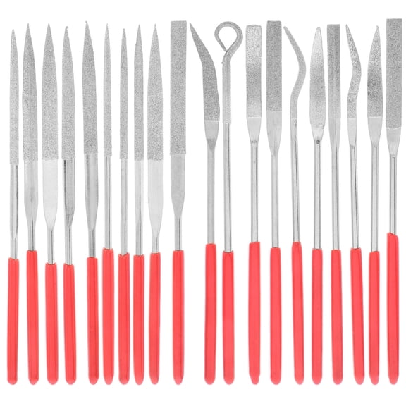 Nicehomfit 20Pcs Wood File Set with Durable Adamas Files for Professional Woodworking and Crafting Tools
