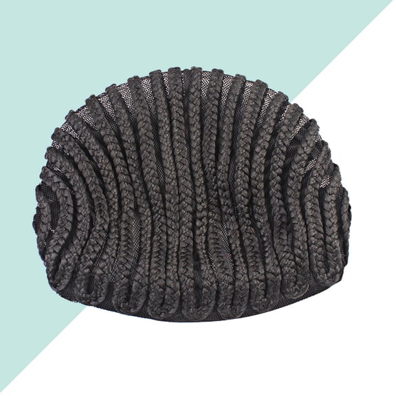 Nicehomfit 2Pcs Black Wig Caps for Making Wigs Soft Stretchy Comfortable with Side Combs Inside