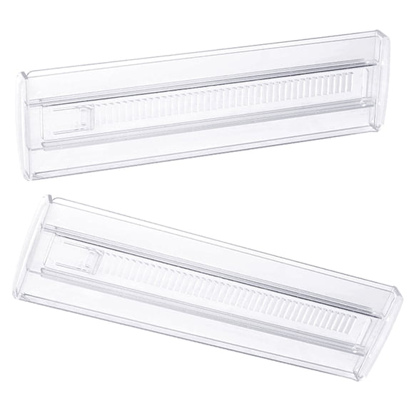 Nicehomfit 2Pcs Clear Retractable Drawer Separator Boards for Home and Bedroom Storage