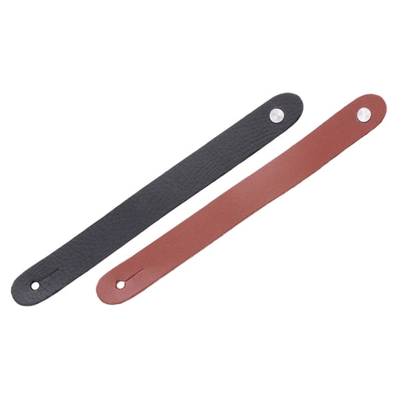 Nicehomfit 2Pcs Creative Guitar Headstock Strap Assorted Color Practical Fixing Wrap for Folk and Bass Guitars