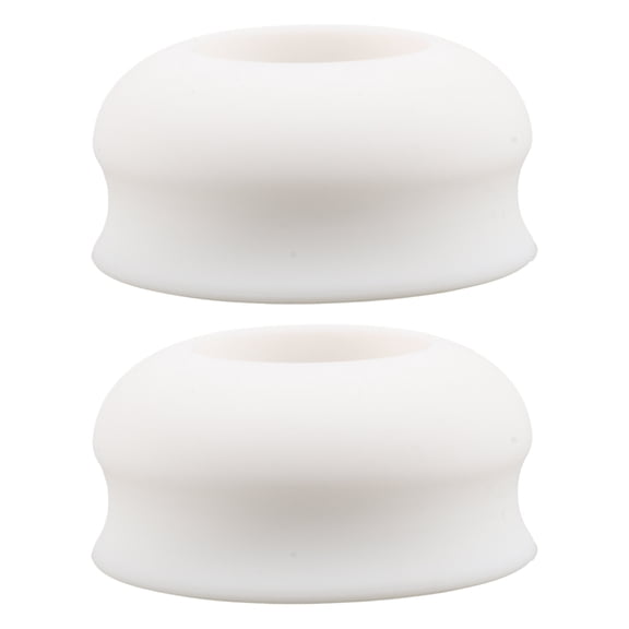 Nicehomfit 2Pcs Easy Install Baseball Bat Choke Up Rings White Compatible with Aluminum and Wood Bats