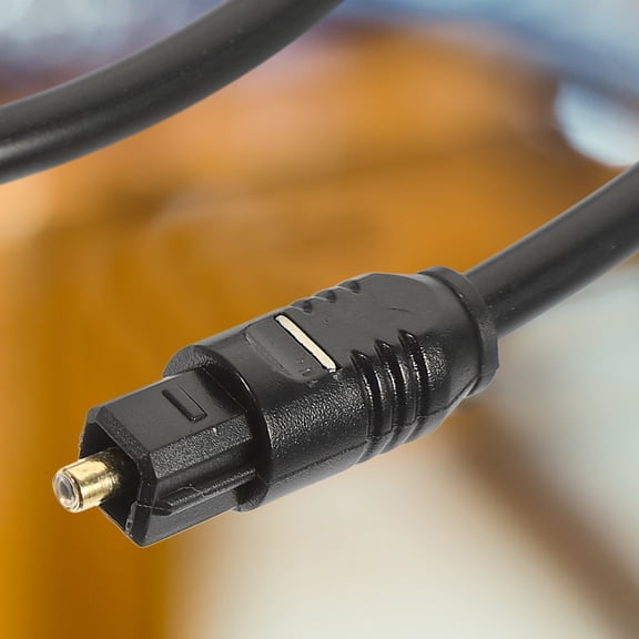 Nicehomfit 2Pcs Fiber Optical Audio Cable Black with High Grade Pmmc Fiber for Stable Signal