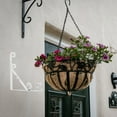 thumbnail image 1 of Nicehomfit Durable Metal Flowerpot Stand White Bracket for Easy Watering 2Pcs, 1 of 8