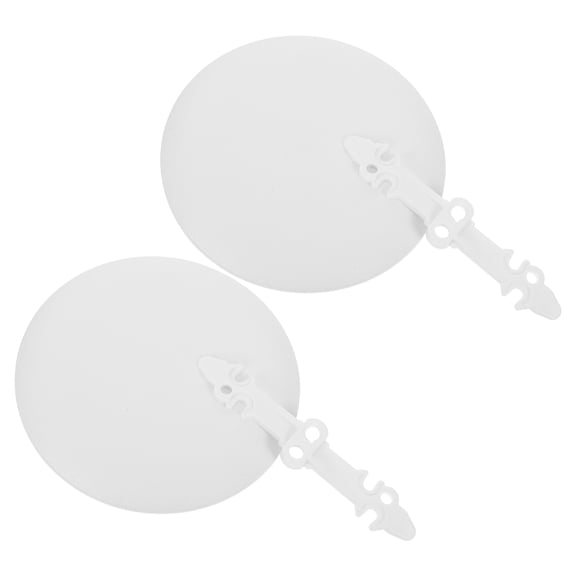 Nicehomfit 2Pcs Plastic Ceiling Junction Box Cover Plate White Seamless Ceiling Hole Cover