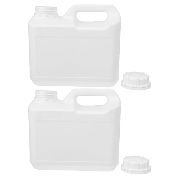 Nicehomfit 2Pcs Plastic Jug with Lid Airtight Gallon Bucket for Household Liquids Chemical Resistant