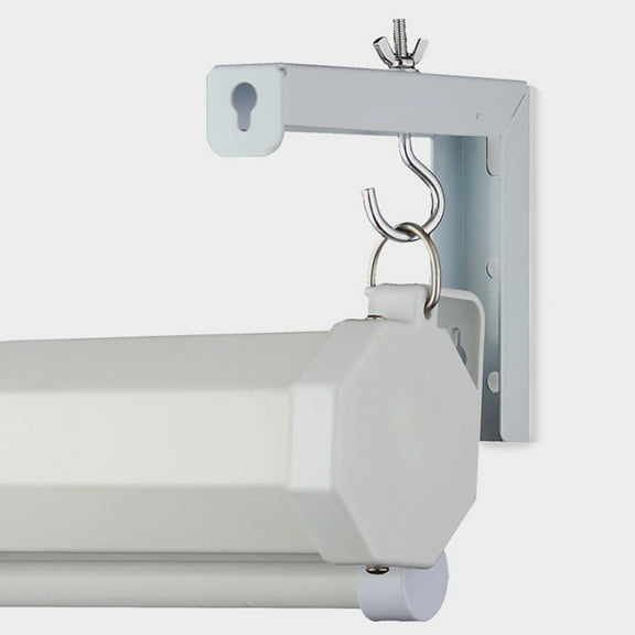 Nicehomfit 2Pcs Projector Screen Ceiling Mounts White for Stable Home Projector Screen Setup