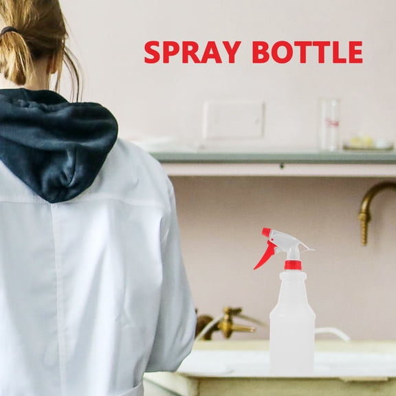 Nicehomfit 2Pcs Red Plastic Spray Bottles for Storage Use with High Efficiency and Large Capacity