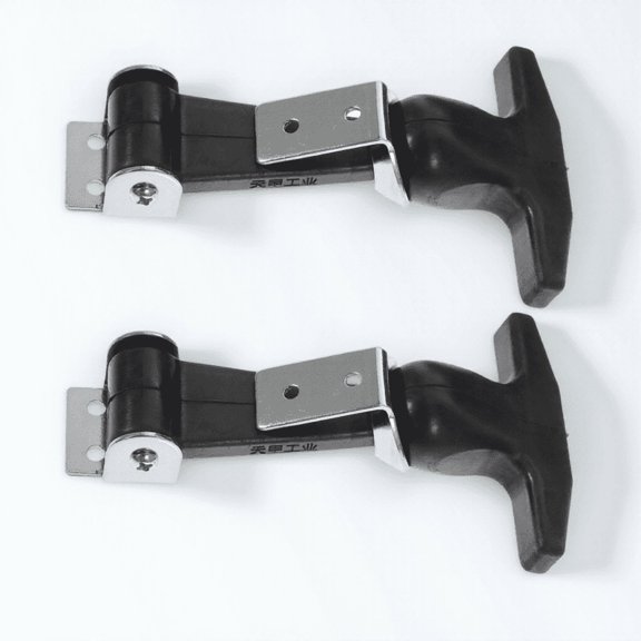 Nicehomfit 2Pcs Rubber T Handle Draw Latch with Elastic Preload for Vehicle and Toolbox Use