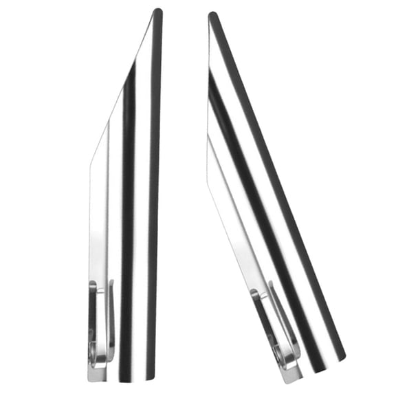Nicehomfit 2Pcs Stainless Steel Kitchen Scraper Crumb Sweeper Table Scraper Ideal for Bartender and Waitstaff