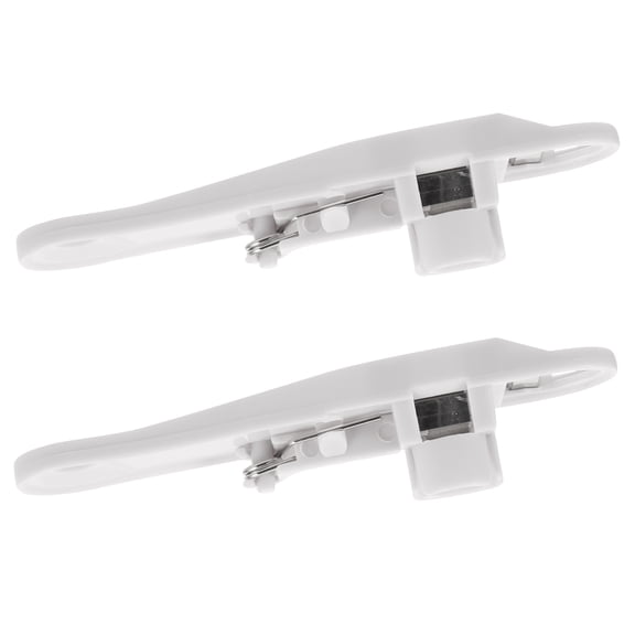 Nicehomfit 2Pcs White Bean Cutter Kitchen Tool with Stainless Steel Blade for Easy String Removal