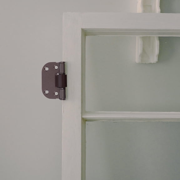 Nicehomfit 2Pcs Foldable Shutter Hinge Stainless Steel Durable Door Hardware