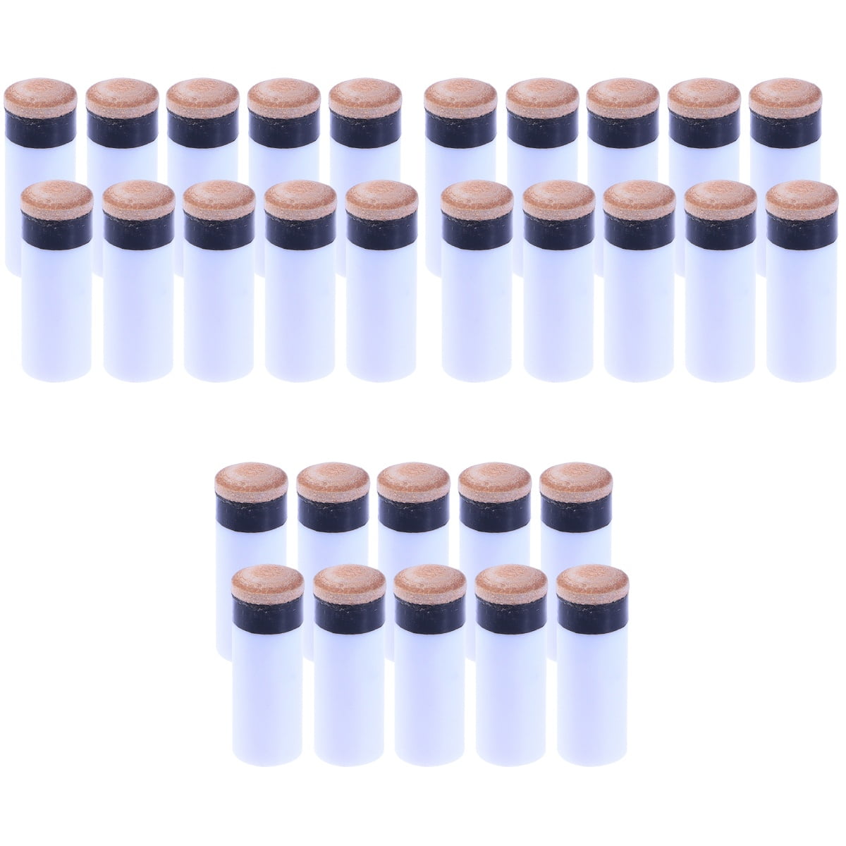 Nicehomfit 30 pcs American Style Billiard Cue Ferrules and Tips ...