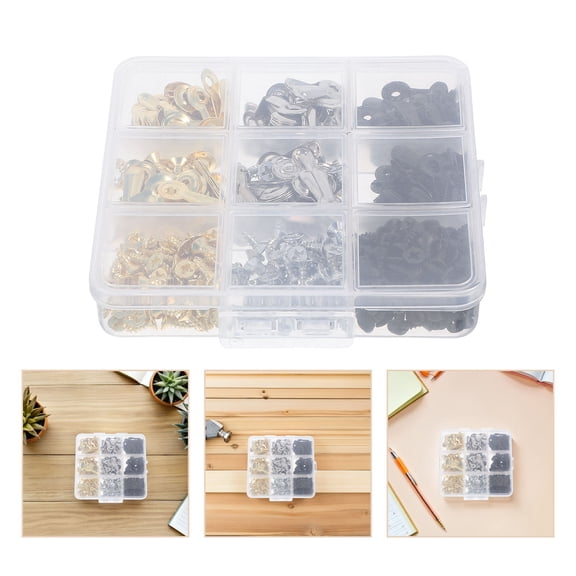 Nicehomfit Metal Photo Frame Buckle Durable Fasteners for Picture Frame Accessories 300Pcs