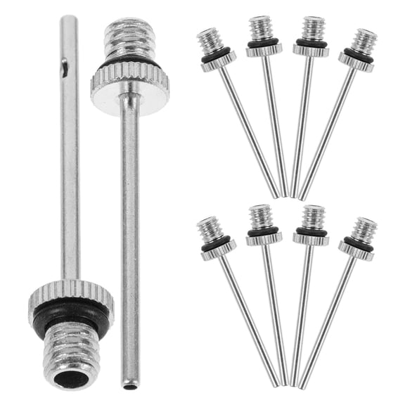 Nicehomfit 30Pcs Ball Needle Valve Metal Inflation Needles for Quick Accurate Sports Ball Inflation