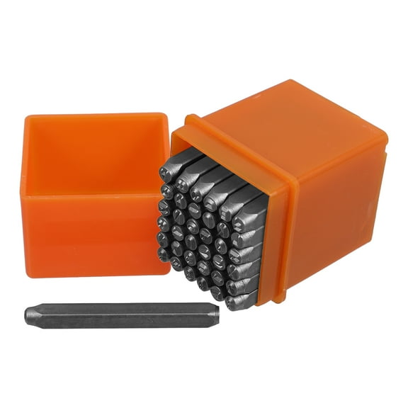 Nicehomfit 37Pcs Metal Letter Punch Kit with Number Stamps for Jewelry Making and Home Use
