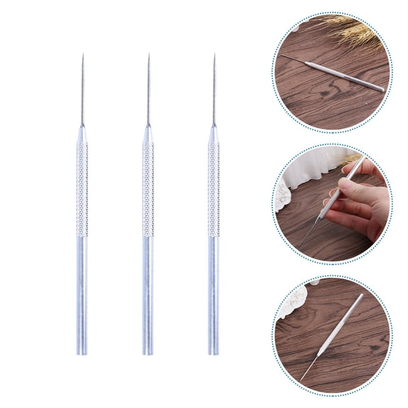 Nicehomfit 3Pcs Pottery Carving Tools Lightweight Aluminum for DIY Clay Sculpting Projects