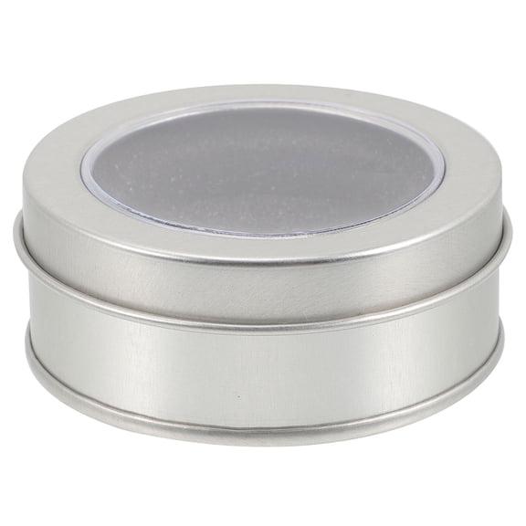 Nicehomfit 3Pcs Tinplate Coin Container Silver Coin Display Case with Easy Open Lid