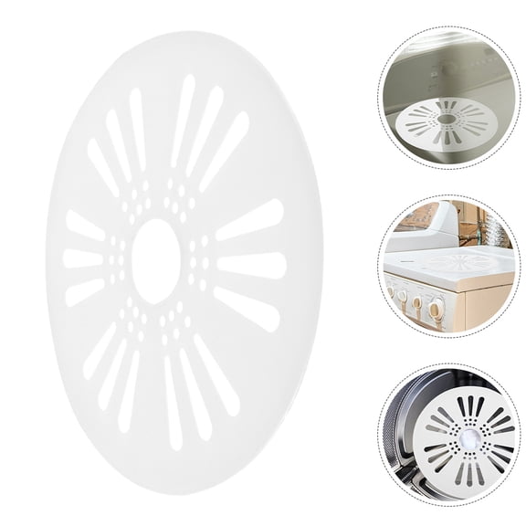 Nicehomfit 3Pcs White Plastic Washing Machine Spin Cap Replacement for Semi Automatic Models Durable and Easy Install