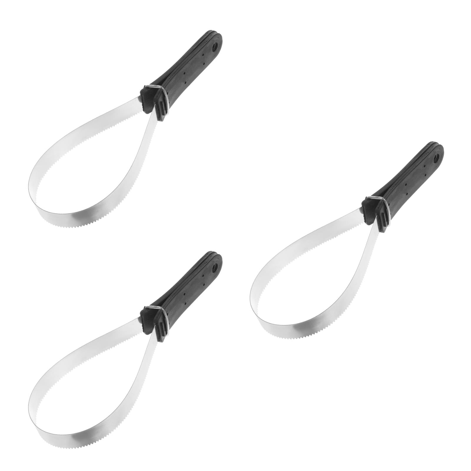 Nicehomfit 3pcs Stainless Steel Horse Hair Brush Premium Durable Shedder Scraper Brush Grooming Tool (Random Color)